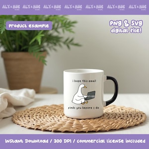 Sarcastic Goose Clipart: Funny Meme Design SVG PNG (Digital Download