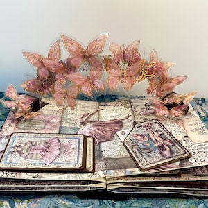 Red Rose Scrapbook, 3D DIY Pop Up Book, niestandardowy album ze zdjęciami, słodka księga wspomnień, prezent na rocznicę ślubu, prezent urodzinowy, nasza historia miłosna