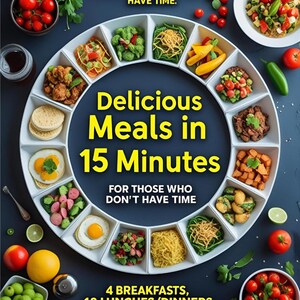 15-Minuten Mahlzeiten eBook: 18 schnelle & gesunde Rezepte (Digitaler Download)