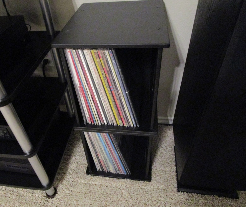 2 Best Price Proper Record Storage Cubes Vinyl Record Crate Etsy