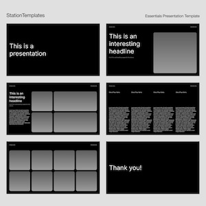 Google Slides Template – Essentials Presentation | Professional, Modern, Clean and Minimalistic | Fully Customizable Slide Deck