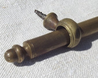 Brass Curtain Rod Etsy