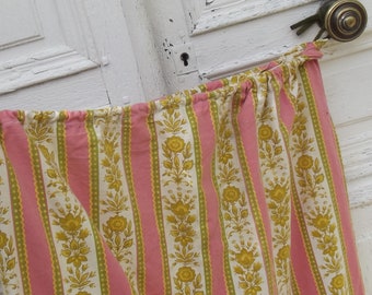 Vintage French 1920s Ticking Sack Laundry bag Printed 1920s Ticking fabric Wool Sack