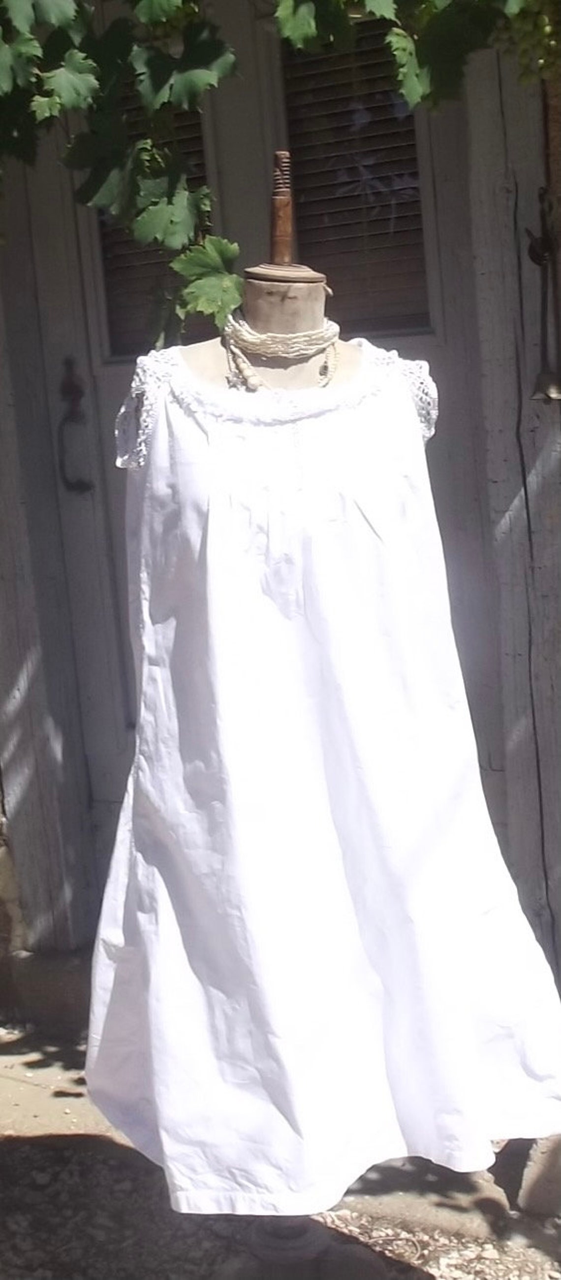 Antique French Chemise Dress Nightie Shift Handmade Lace - Etsy
