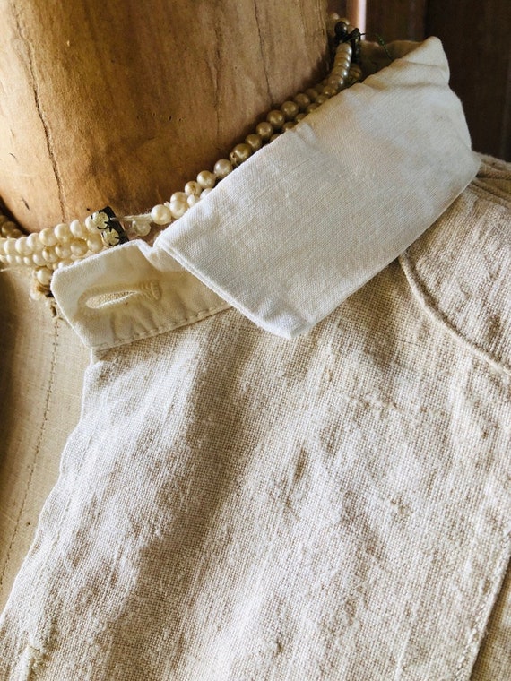 Olive French Linen Shirt main image 0