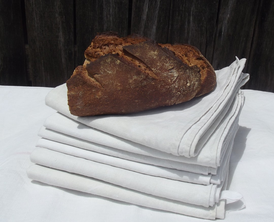 Antique French Linen Bakers Bread Makers Cloths Boulangerie Proving