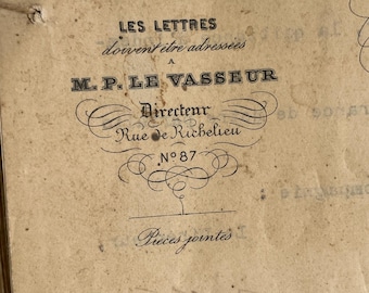 1830 年代のフランスの羊皮紙の法律パンフレットの束、速報、綴じられ