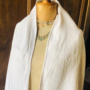 Yardage Vintage franskt tyg Hampavävt lantlig linnetyg textil löparpanel