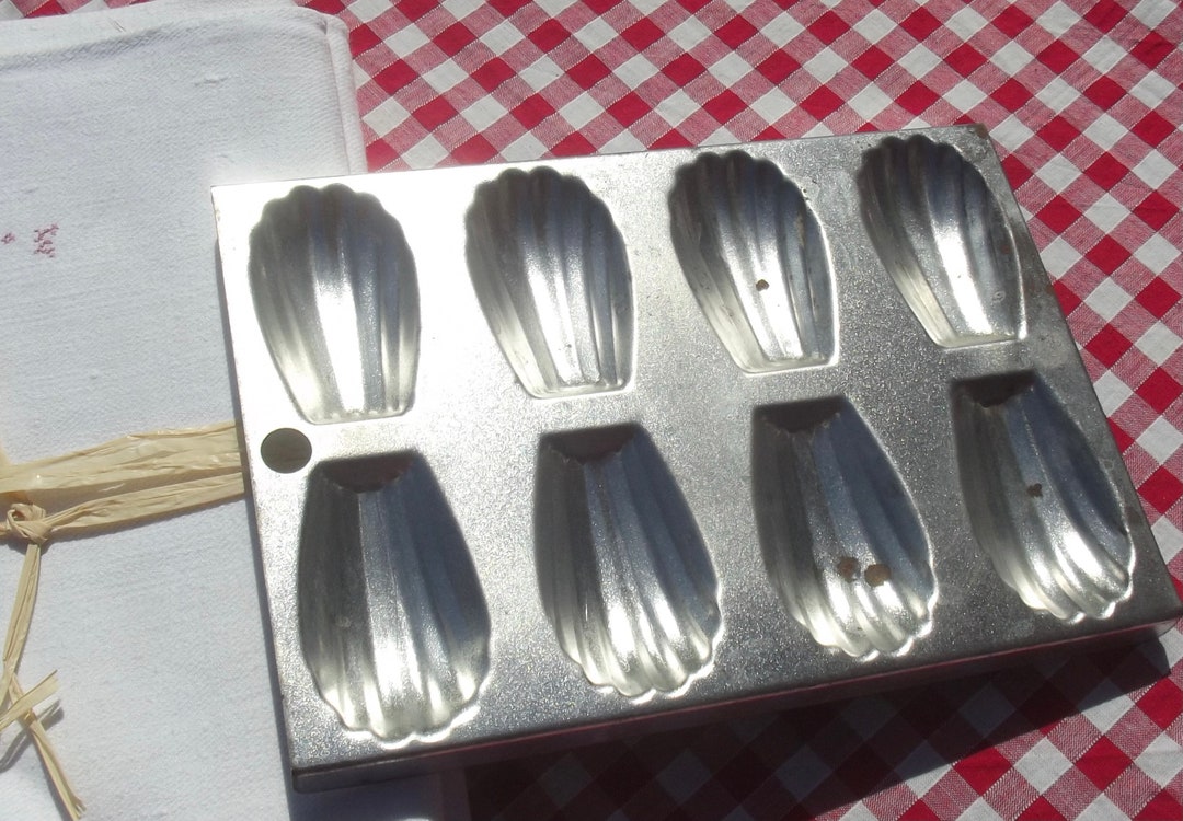 Vintage French Madeleine Tray Cake Tin Patisserie Baking Mould Etsy