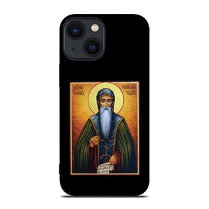 Orthodox Saint John of Rila Phone Case Christian Icon High Quality Print Shockproof Silicone cover Custom Protective Unique Handmade Design