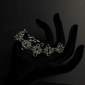 Handmade Stainless Steel Chainmaille Bracelet  - &#39;Astra&#39;