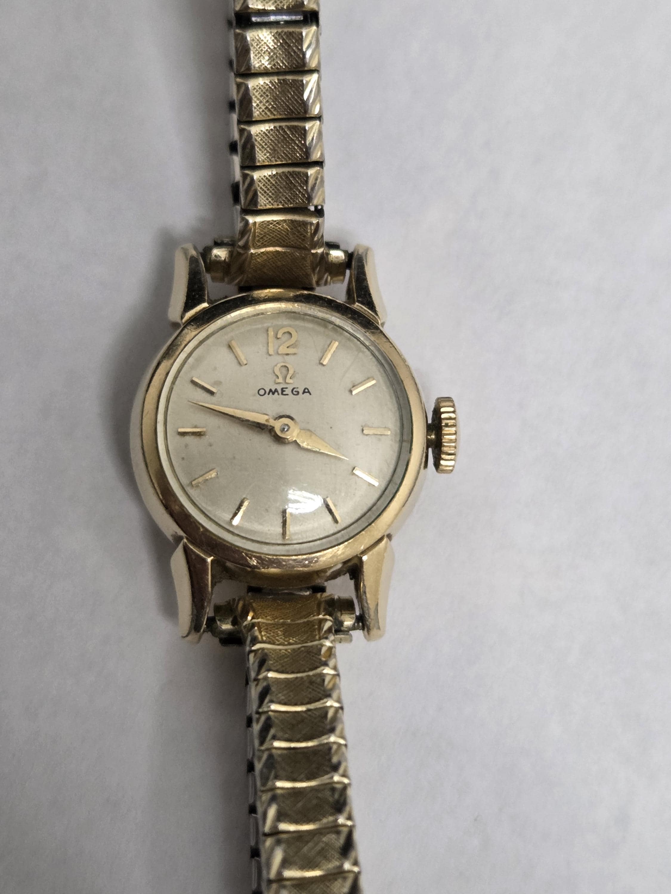 Vintage Omega Seamaster Ladymatic 1960s Womens Gold & Stainless Date Watch Swiss 1966 Vintage Ladies Omega Ladymatic Ref. SS5740 Solid 14k  main image 3
