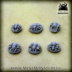 SPIDERS - 28mm 32mm Scale | Dungeons and Dragons | DnD Models | Fantasy | Resin | Wargaming terrain | Wargames | Mini Monsters