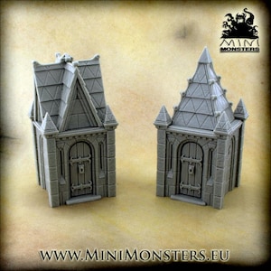 CRYPTS - 28mm 32mm Scale | Dungeons and Dragons | DnD Terrain | Fantasy | Resin | Wargaming terrain | Wargames | Mini Monsters