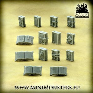 BOOKS - 28mm 32mm Scale | Wargaming accessories | Wargames | Dungeons and Dragons | DnD Terrain | Fantasy miniatures | Resin | Mini Monsters