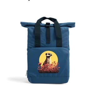 Recycled Polyester Roll-Top Backpack