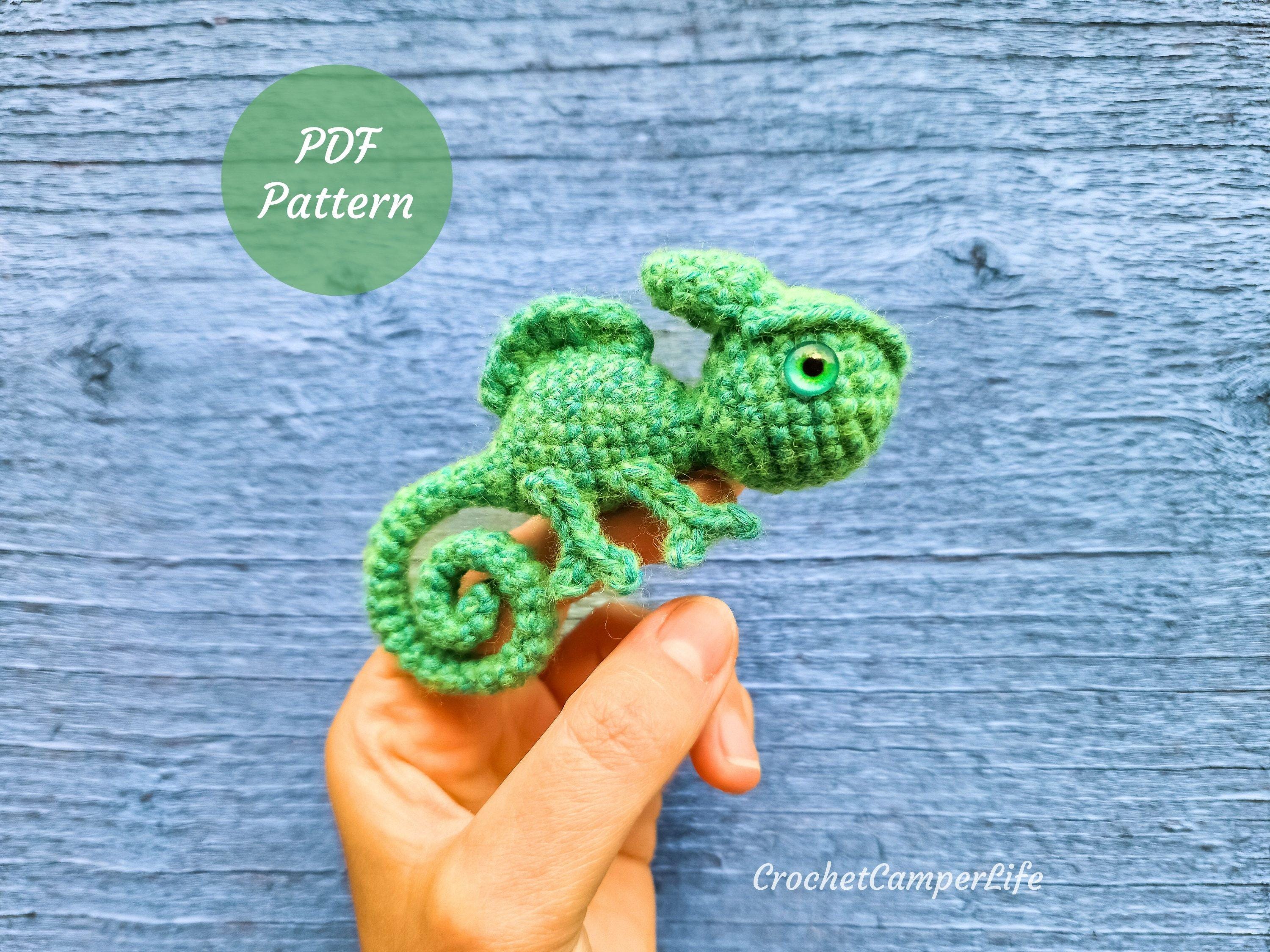 Chameleon Crochet Pattern: Cute Amigurumi Reptile
