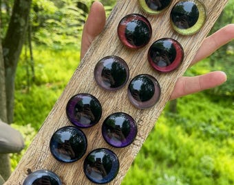 Faerie Court Sinker Eye Collection - MADE TO ORDER Amigurumi Hand Painted Safety Eyes