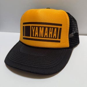 Yamaha Hat Mesh Vintage SnapBack Hat Black