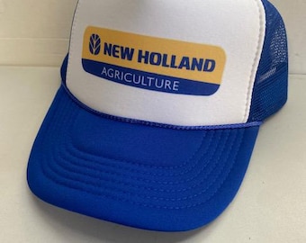 Czapka typu trucker New Holland z siateczki Vintage SnapBack w kolorze niebieskim