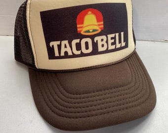 Taco Bell Trucker Hat Mesh Vintage SnapBack Hat Brown