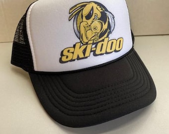 Boné Ski-Doo Trucker Mesh Vintage SnapBack Preto