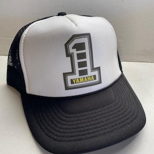 Yamaha Hat Mesh Vintage SnapBack Hat Black
