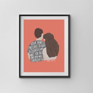 For Christian Teen Girls - Instant Download Printable Inspirational Art Love Quote - Make your wall art, greeting card, postcard, notecard