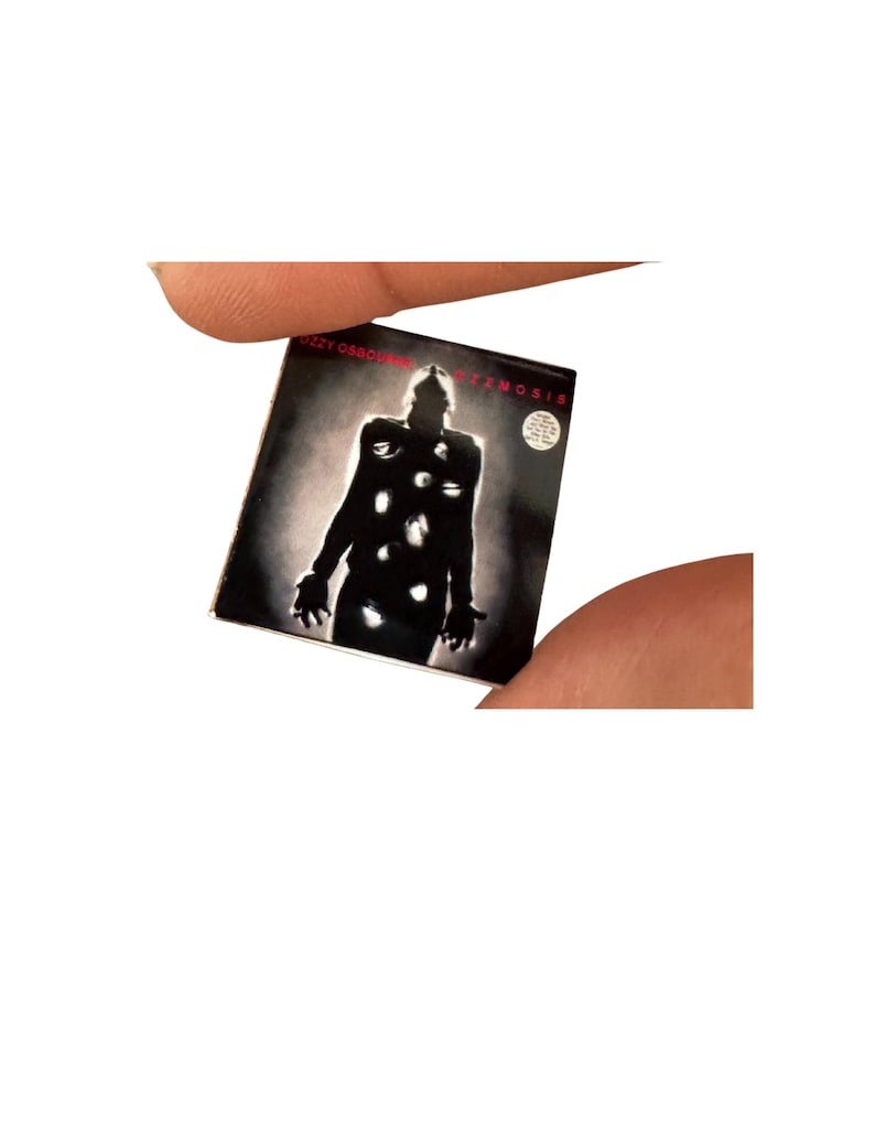 Miniature Ozzy Osbourne Vinyl Record, 1:12 Scale Dollhouse Decor Bild 14