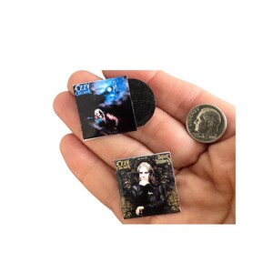 Miniature Ozzy Osbourne Vinyl Record, 1:12 Scale Dollhouse Decor Bild 8