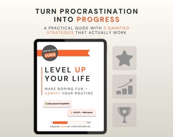 Gamification PDF Guide – 5 Strategies to Beat Procrastination & Build Lasting Habits