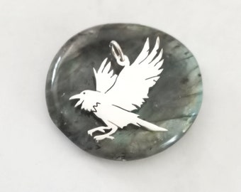 It's so.. A Raven Sterling Silver Handmade Pendant