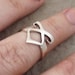 Angelic Rune Sterling Silver Handmade Ring - Etsy