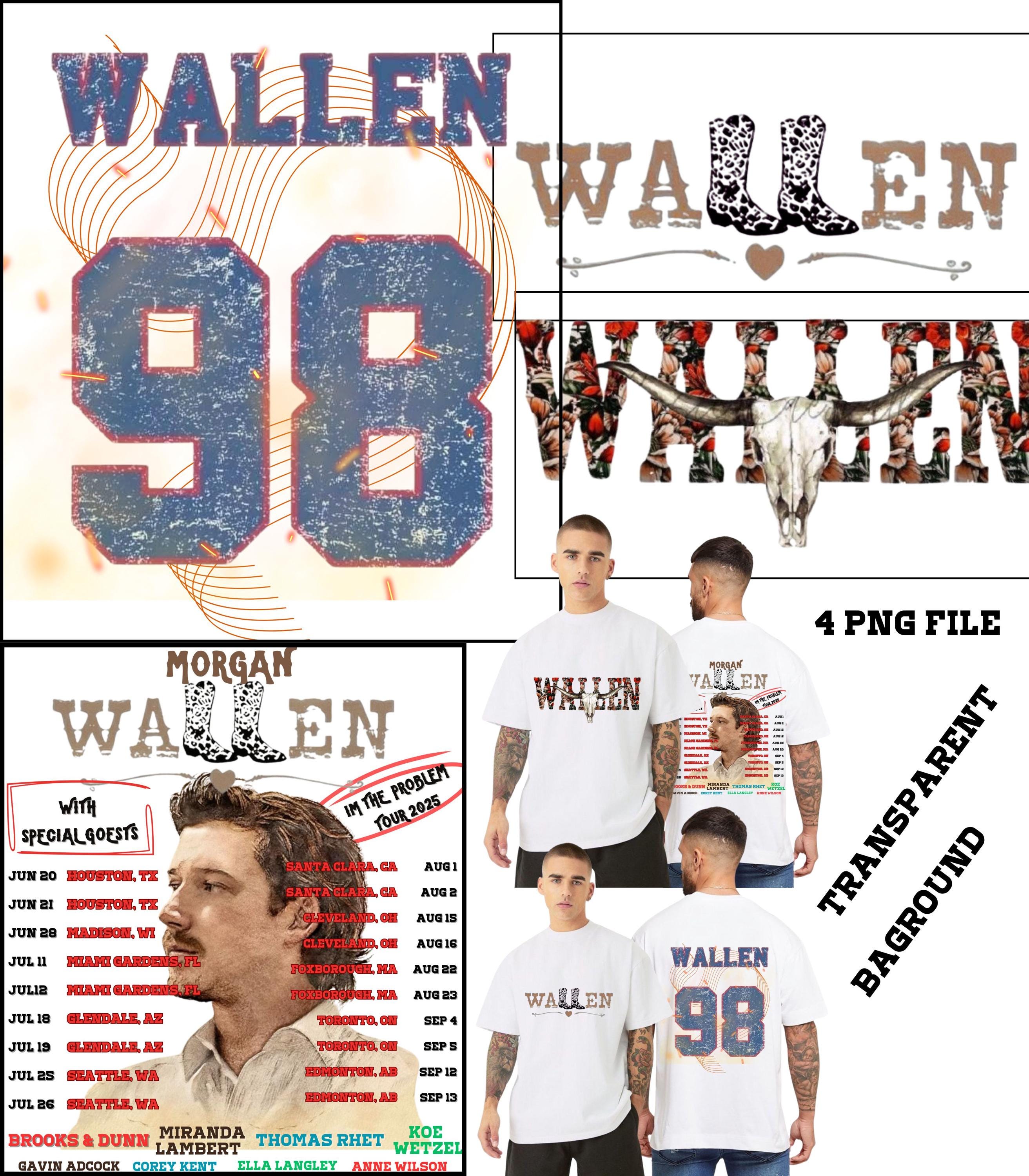 Morgan Wallen 4 PNG File, Morgan Wallen 4 Digital File, PNG Ready Print to T-Shirt