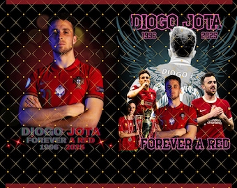 Diogo jota 2 PNG File, Diogo jota 2 Digital File, PNG Ready Print to T-Shirt