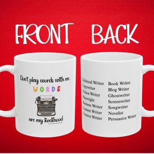 Sarcastic Writer&#39;s Coffee Mug: Funny Novelty Gift