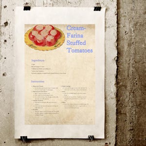 Vintage Recipe Book Template: Editable Digital Cookbook (Canva Templates)