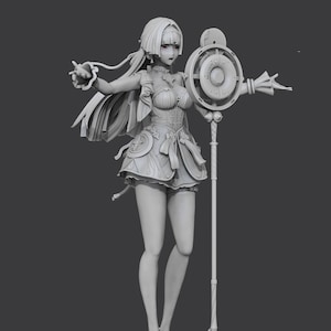 Astra Yao From Zenless Zone Zero - STL Model for Resin Printer Figure 3D Printing - High Quality Diorama