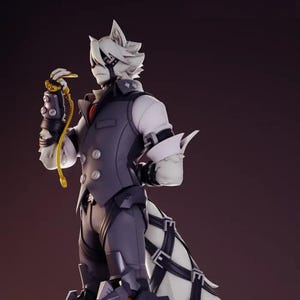 Lycaon From Zenless Zone Zero - STL Model for Resin Printer Figure 3D Printing - High Quality Diorama