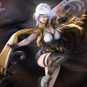 Yixuan From Zenless Zone Zero - STL Model for Resin Printer Figure 3D Printing - High Quality Diorama