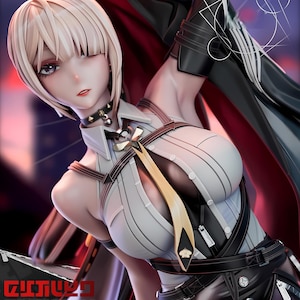 Evelyn Chevalier From Zenless Zone Zero - STL Model for Resin Printer Figure 3D Printing - High Quality Diorama