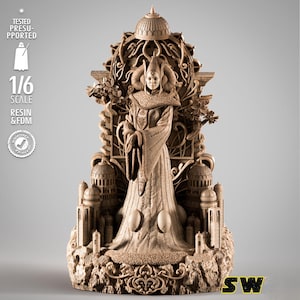 Princess Padme From Star Wars - STL Model for Resin Printer Figure 3D Printing - High Quality Diorama