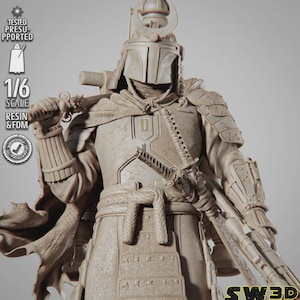 Boba Fett From Star Wars - STL Model for Resin Printer Figure 3D Printing - High Quality Diorama