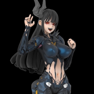 Behemoth From Nikke Goddess of Victory - STL Model for Resin Printer Figure 3D Printing - High Quality Diorama