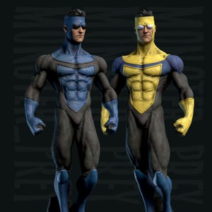 Invincible - STL Model for Resin Printer Figure 3D Printing - High Quality Diorama