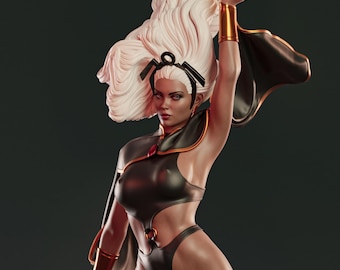 Storm From X-Men - STL Model for 3D Printing Resin Printer