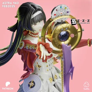 Astra Yao From Zenless Zone Zero - STL Model for Resin Printer Figure 3D Printing - High Quality Diorama