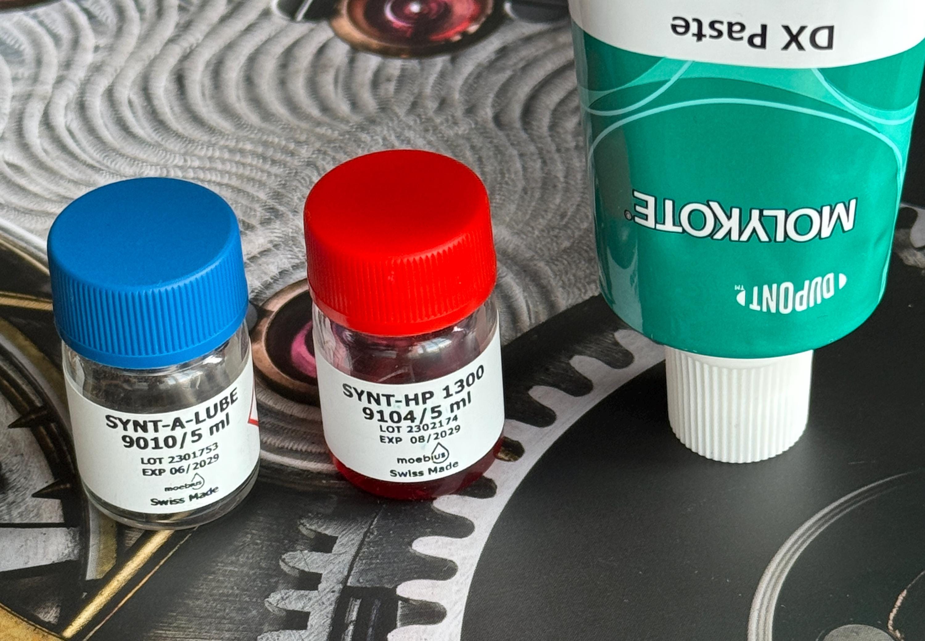 Watchmaker Basic Oil Kit Moebius 9010, HP1300(9104), Molykote DX