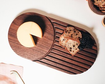 Handmade cheese platter | wooden charcuterie tray | party tray | personalised carved cheese board | home gift | holiday party essential