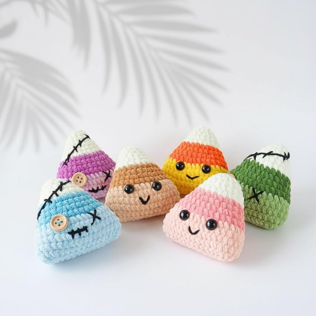 Candy Corn Amigurumi Crochet Pattern – Halloween Plush Toy (PDF ...